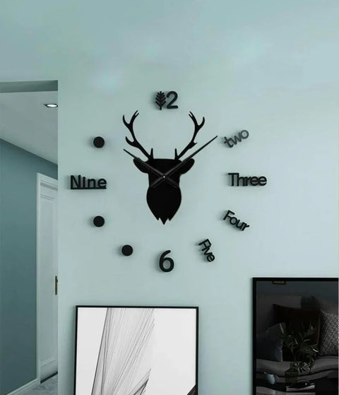 Wooden Markhoor Wall Clock (Mr-005)
